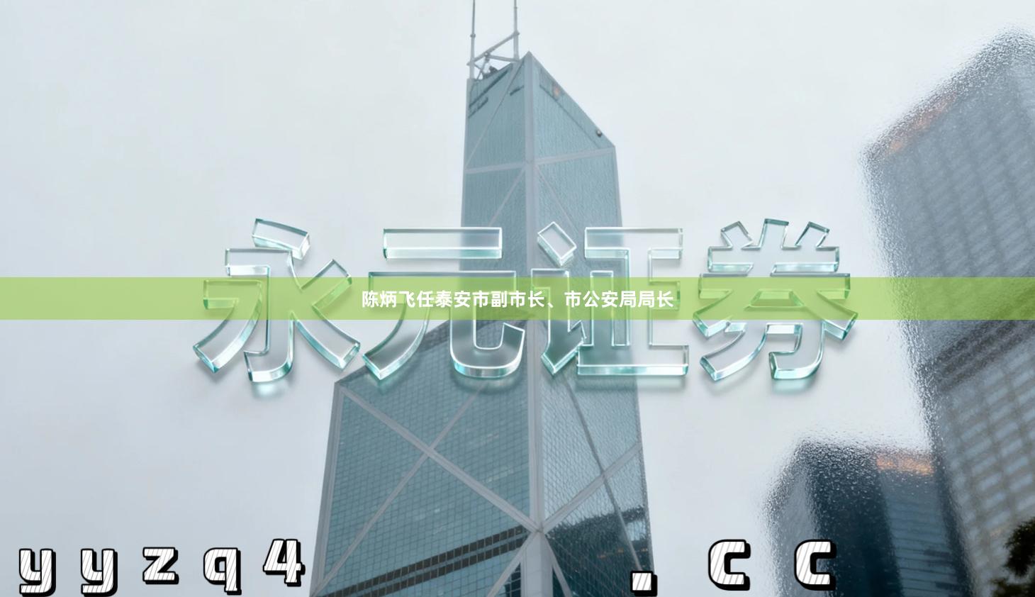 陈炳飞任泰安市副市长、市公安局局长