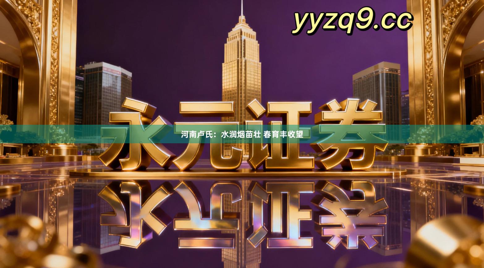 河南卢氏：水润烟苗壮 春育丰收望
