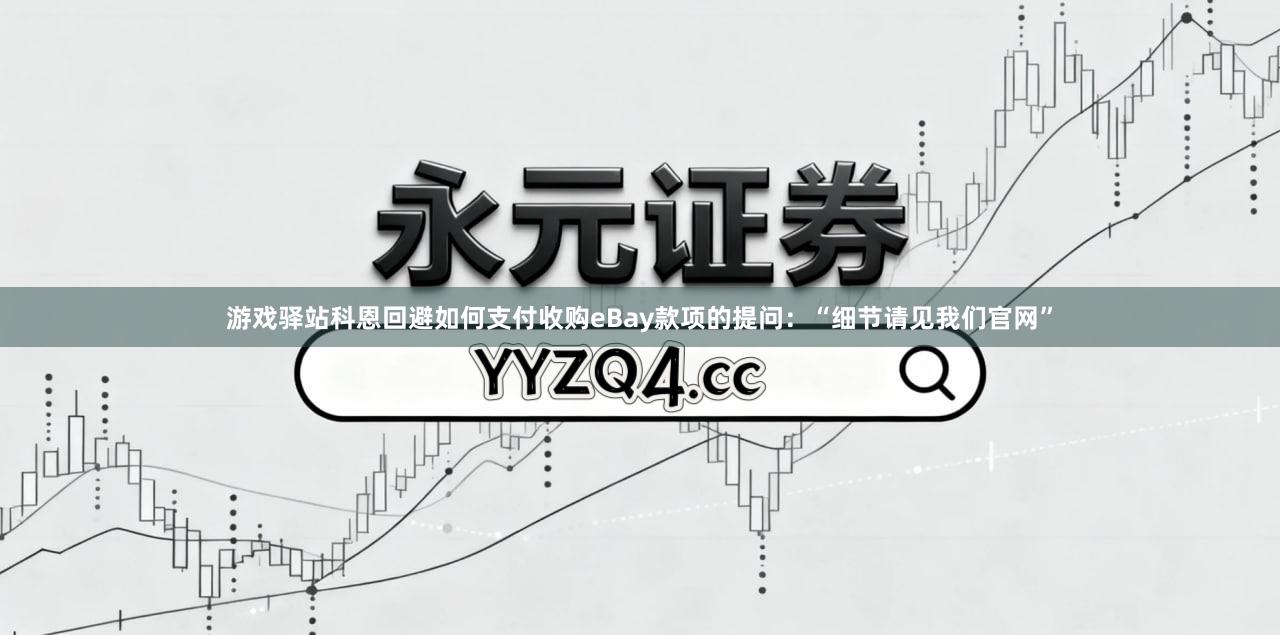 游戏驿站科恩回避如何支付收购eBay款项的提问：“细节请见我们官网”