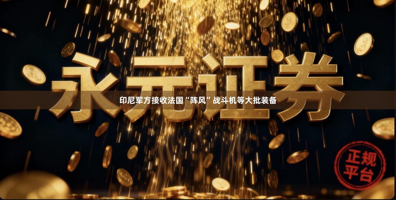 印尼军方接收法国“阵风”战斗机等大批装备