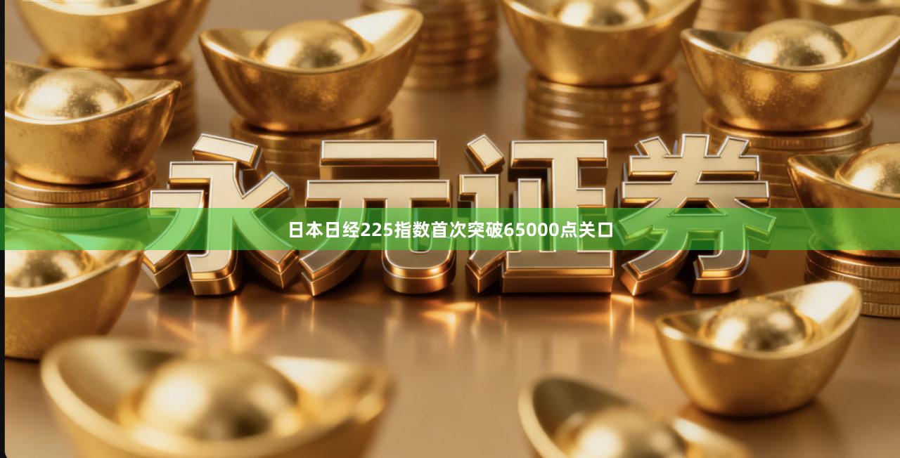 日本日经225指数首次突破65000点关口